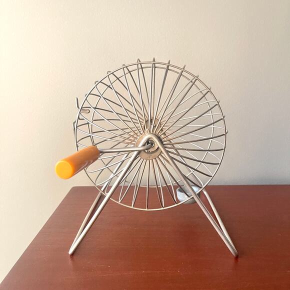 Mid Century Vintage Wire Bindo Cage with Bakelite Handle - Picture 5 of 10